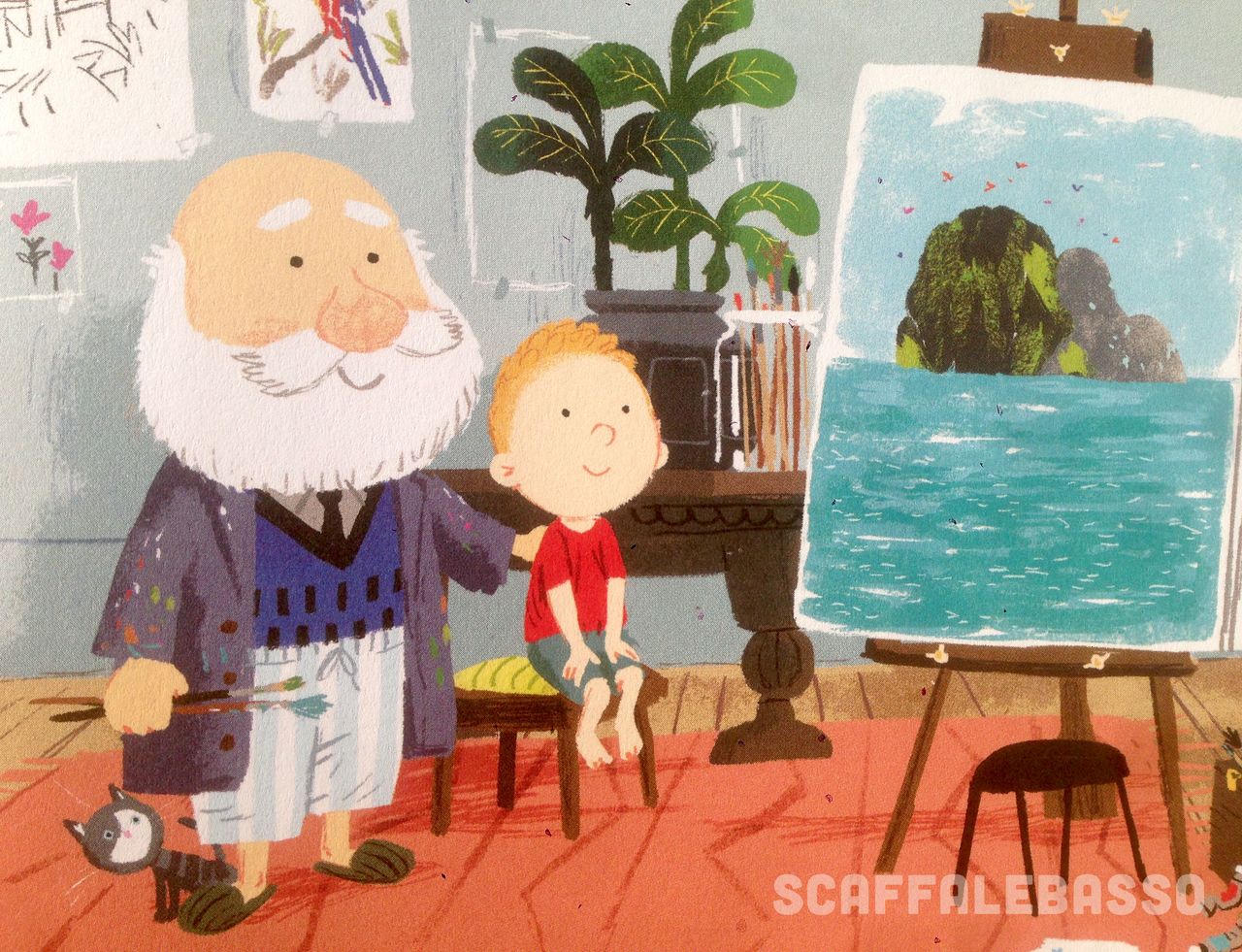 Benji Davies, Grandad's Island, Simon&Schuster