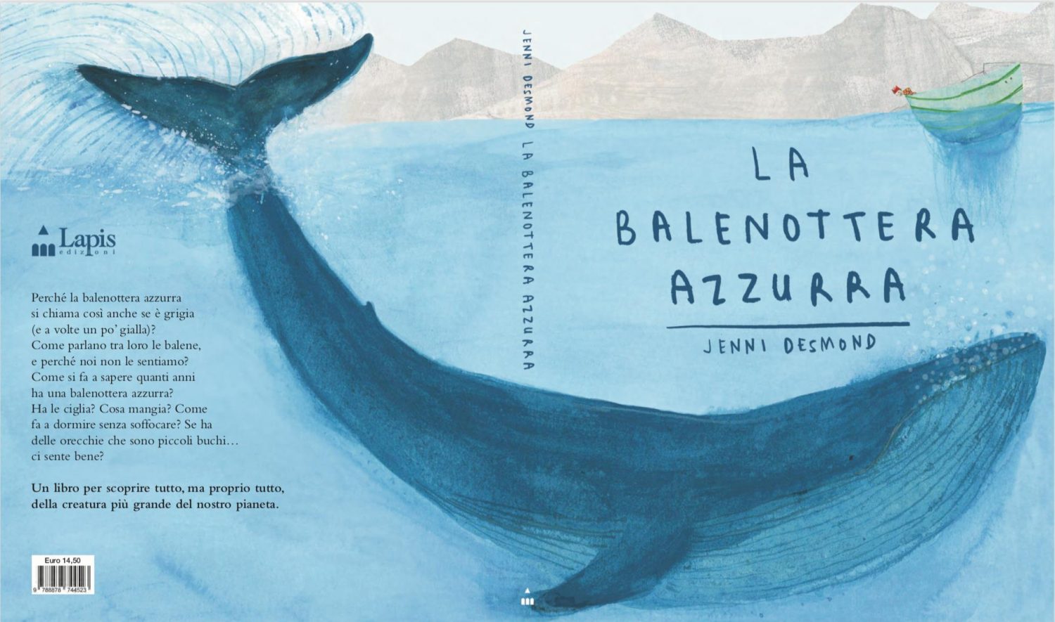 La balenottera azzurra di Jenni Desmond (Lapis, 2016)