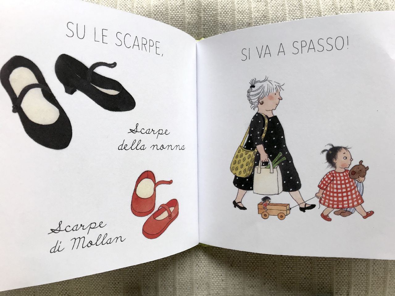 Lena Anderson, Mollan un giorno con la nonna, Lupo Guido