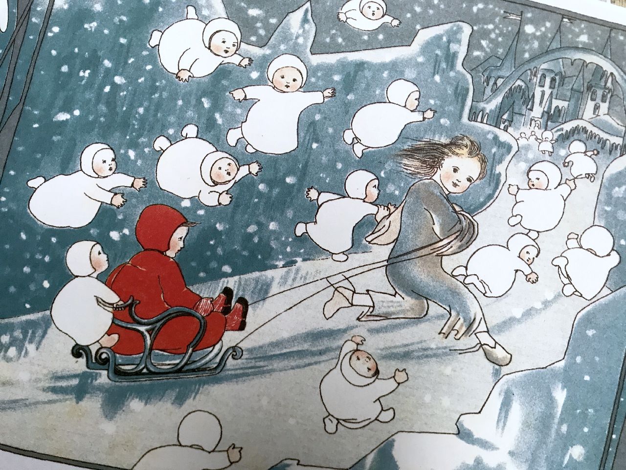 Sibylle von Olfers, La piccola storia dei bambini neve. Il viaggio di Nina, Pulce