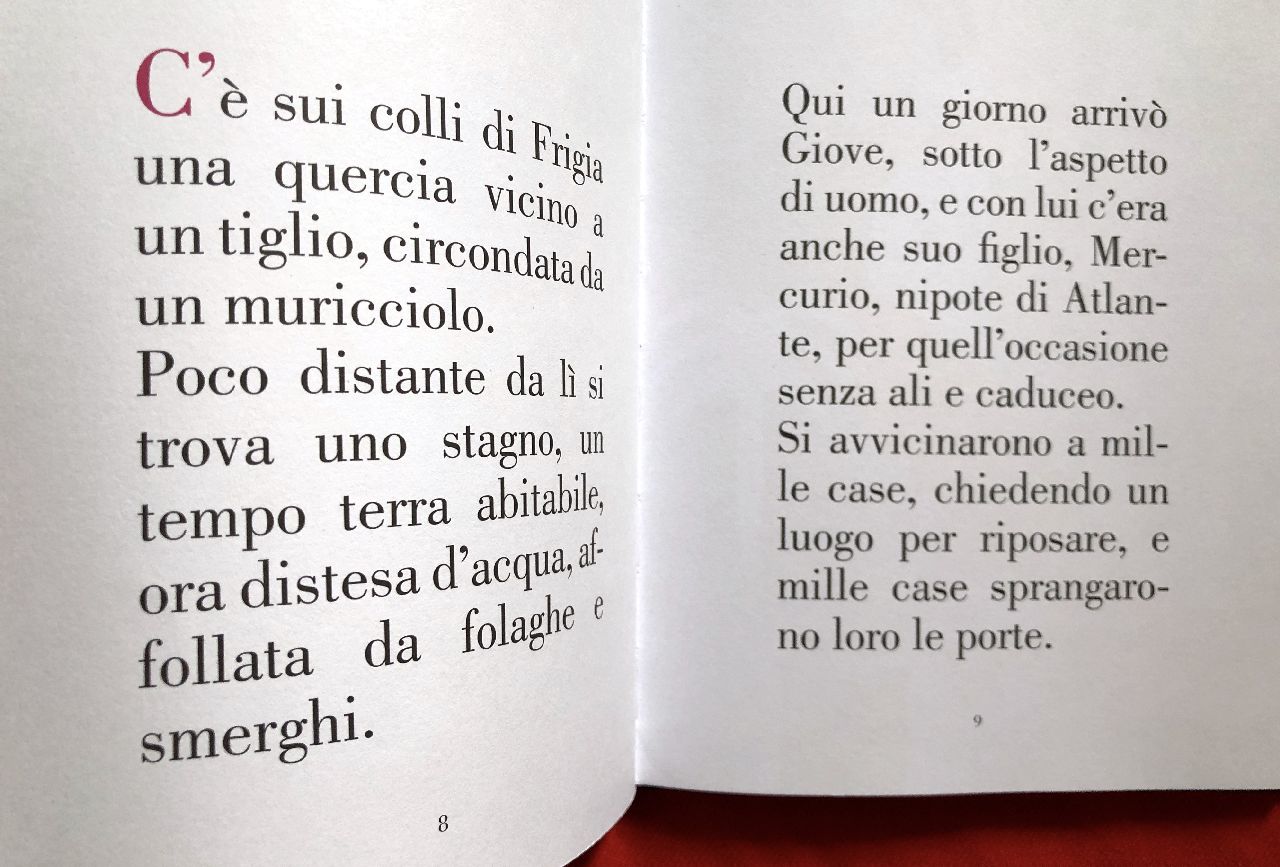 Ovidio - Daniela Tieni, Filemone e Bauci, Topipittori