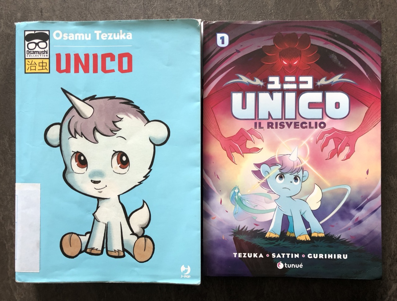 Osamu Tezuka, Unico, J-Pop